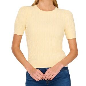CeCe cable knit top Sz XL NWOT